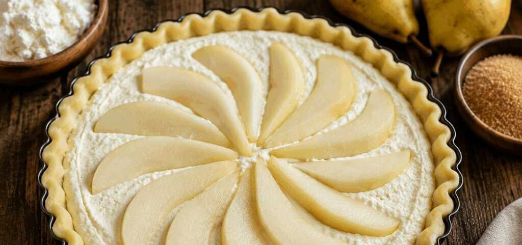 Crostata di ricotta e pere alla cilentana