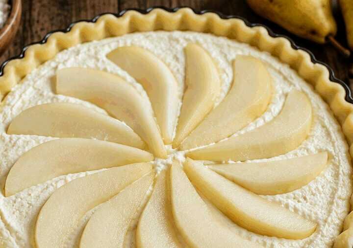 Crostata di ricotta e pere alla cilentana