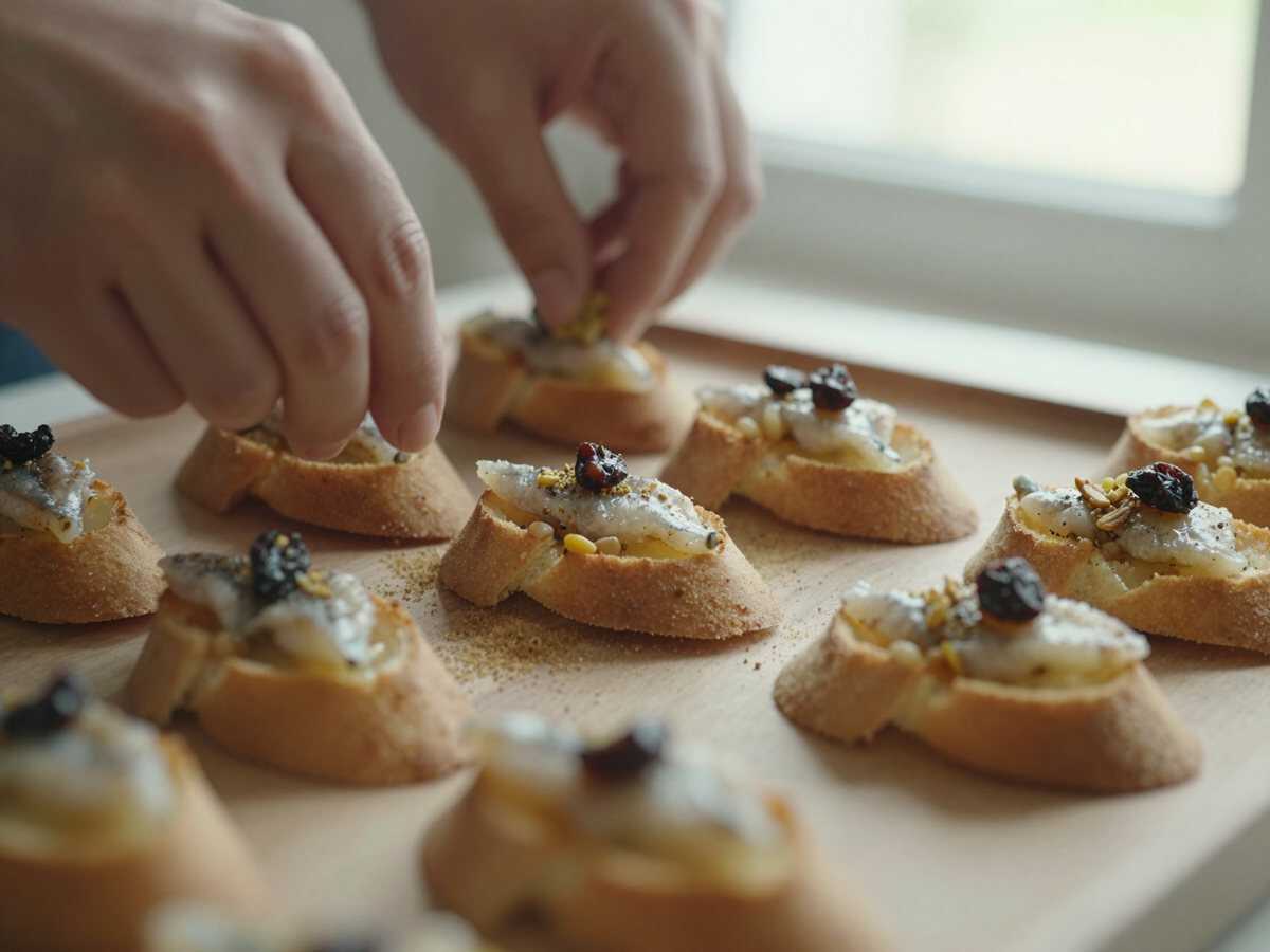 Completa le cipolle in agrodolce — Crostini veneziani con sarde in saor, il finger food più richiesto alle feste