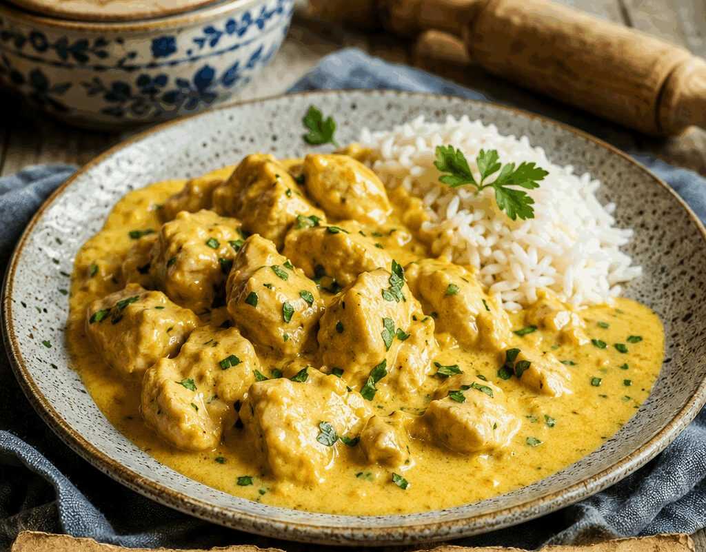 Curry di Pollo Light al Latte di Cocco