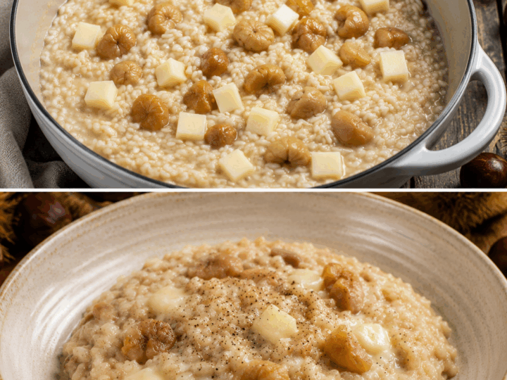 Risotto alle Castagne e Toma di Lanzo – Piemonte