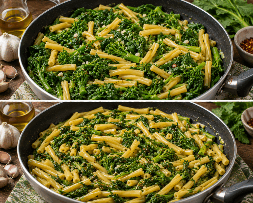 Pasta con i Tenerumi alla Palermitana – Sicilia