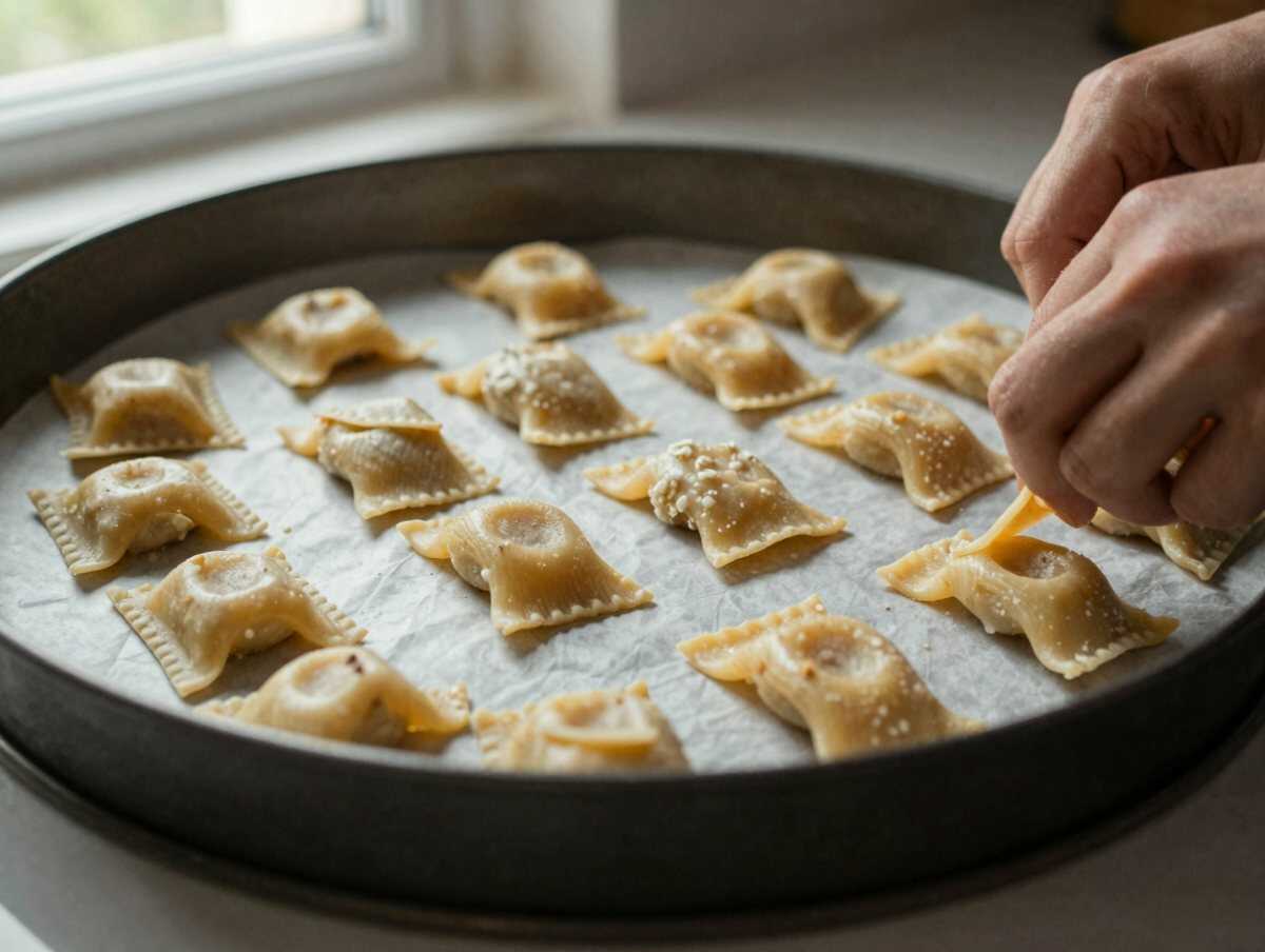 Disponi il Danubio in teglia — Danubio di pasta sfoglia con cotto e fontina, l’antipasto furbo per l’apericena con gli amici