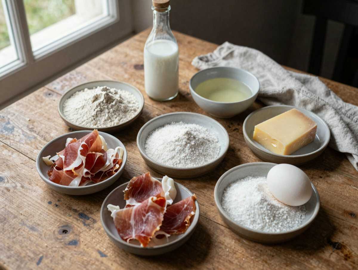 Gli ingredienti per Danubio salato con prosciutto e formaggio che fa fare bella figura senza fatica
