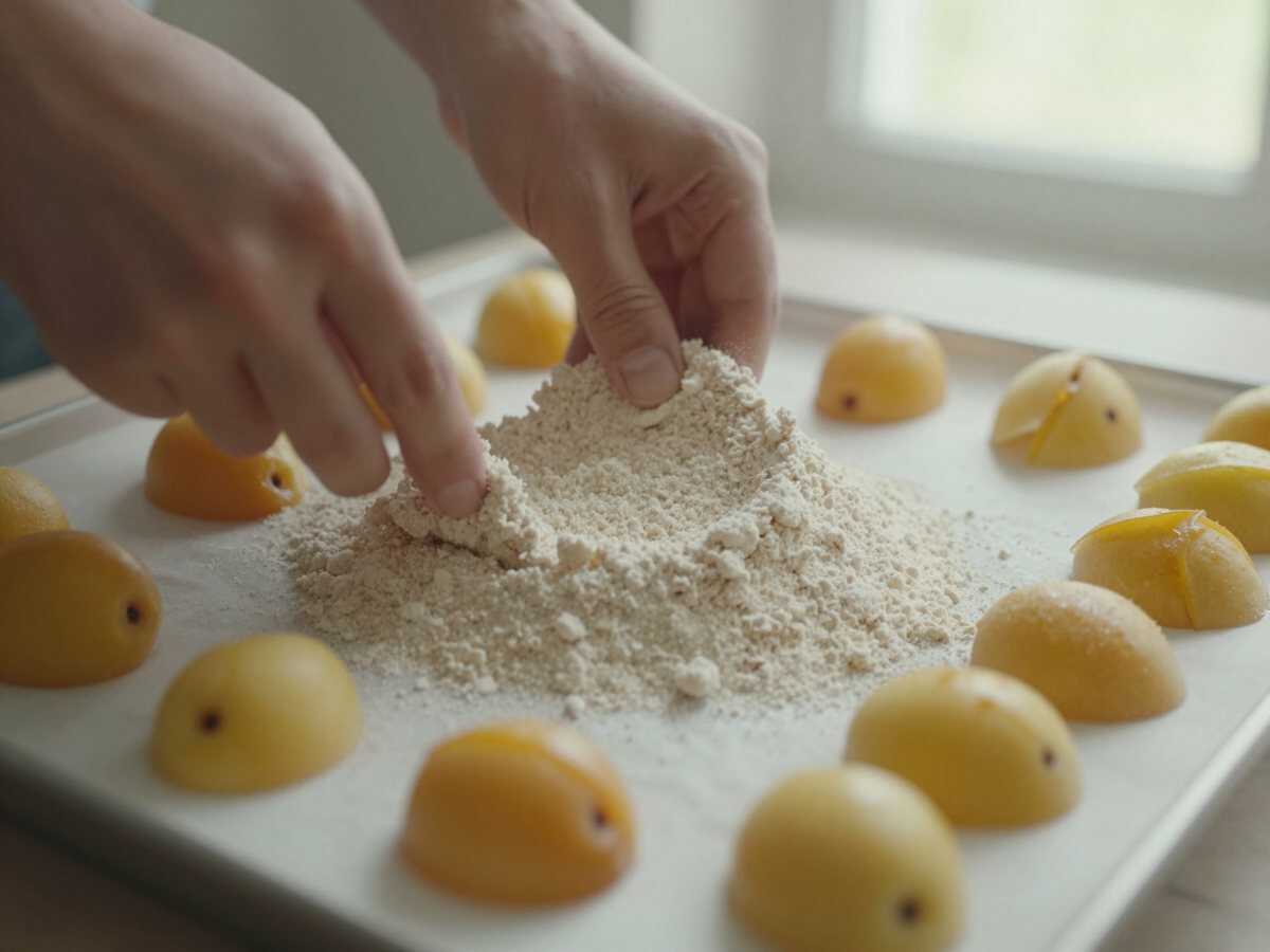 3. Incorporate gli ingredienti secchi — Dolcetti alle mele senza burro, leggeri e golosi