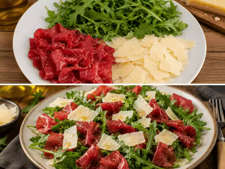 Carne Salada con Rucola e Scaglie di Trentingrana – Trentino-Alto Adige