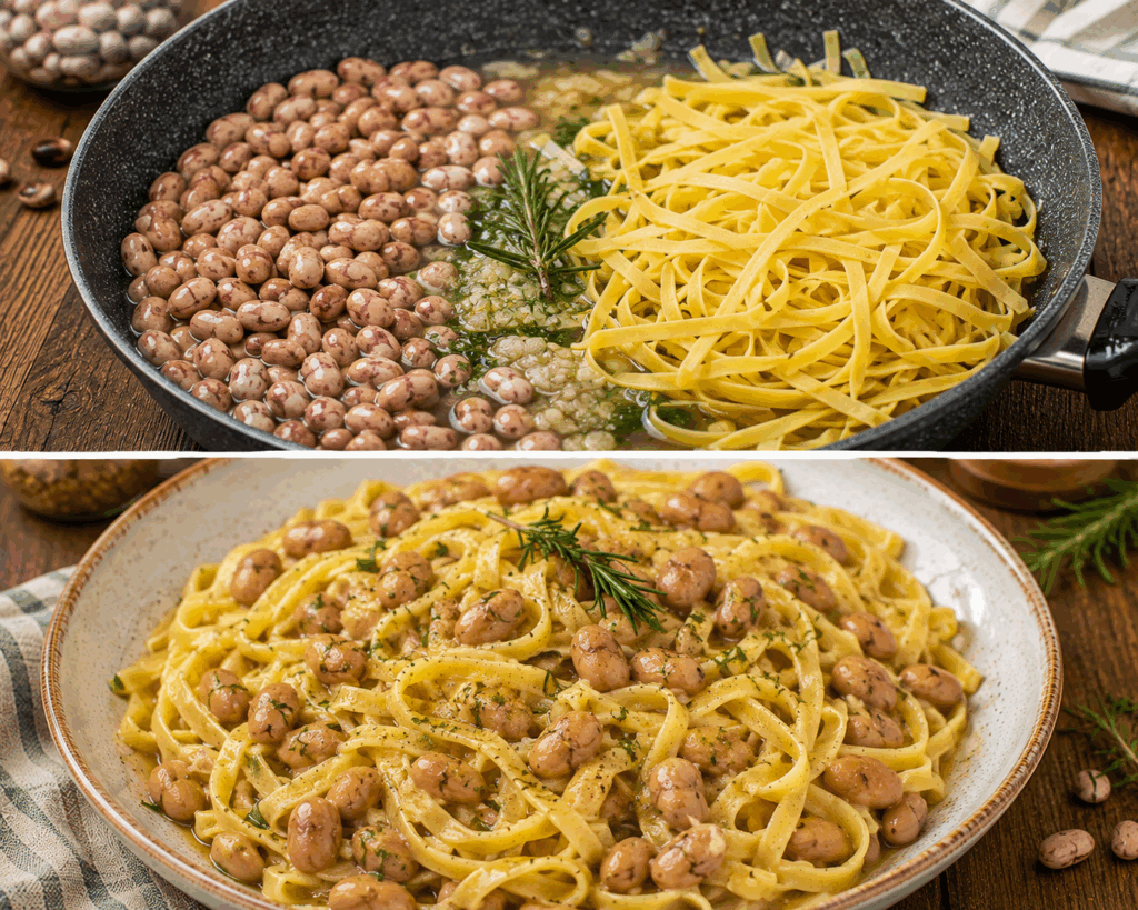Tagliolini con Fagioli di Lamon alla Bellunese – Veneto
