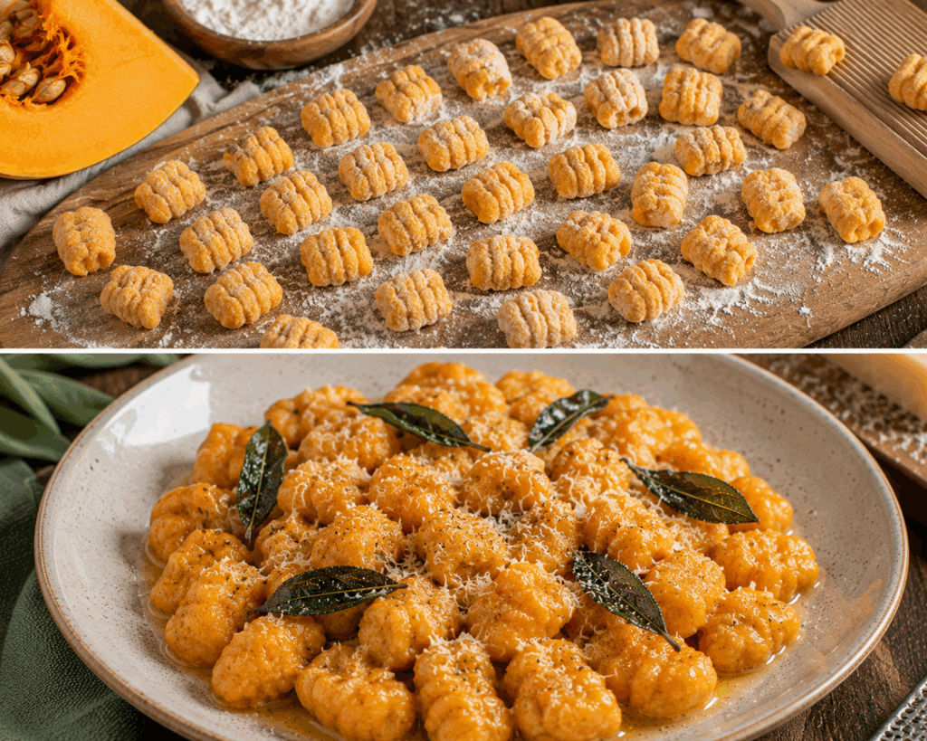 Gnocchi di Zucca alla Mantovana con Burro e Salvia – Lombardia