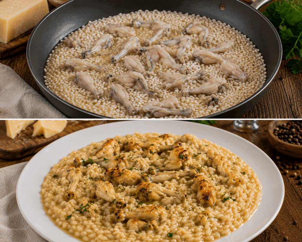 Risotto con le Rane alla Novarese – Piemonte
