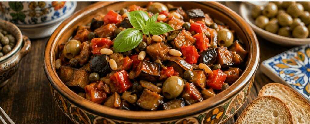 🍆 Caponata di Melanzane alla Palermitana – Sicilia
