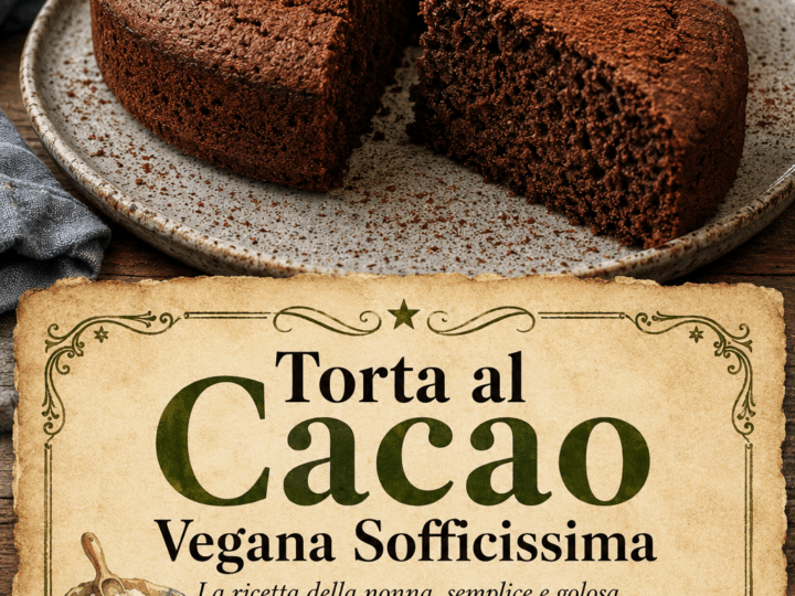 Torta al Cacao Vegana Sofficissima