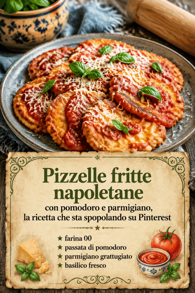 Pizzelle fritte napoletane con pomodoro e parmigiano, la ricetta che sta spopolando su Pinterest