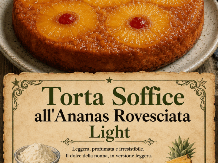 Torta Soffice all’Ananas Rovesciata Light