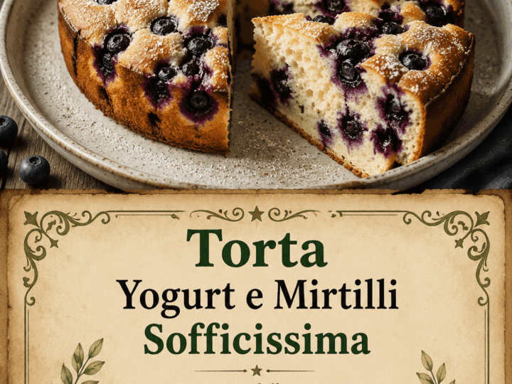 Torta Yogurt e Mirtilli Sofficissima