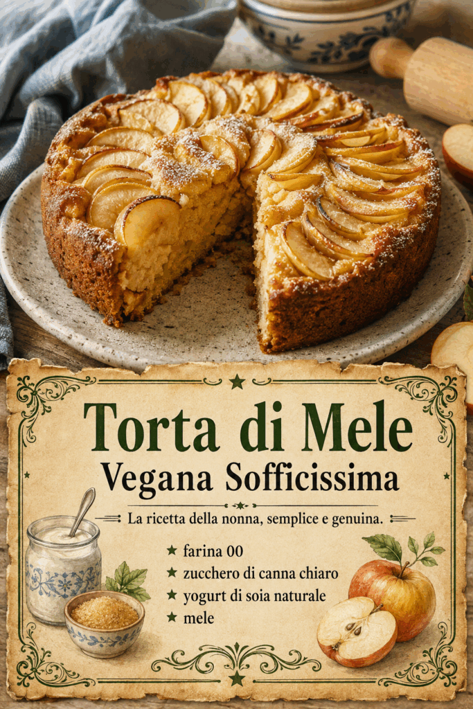 Torta di Mele Vegana Sofficissima