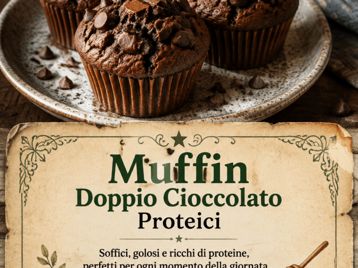 Muffin Doppio Cioccolato Proteici
