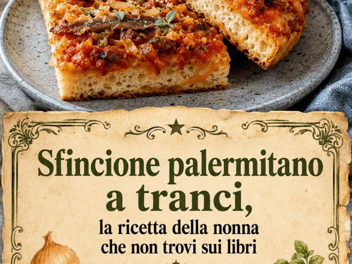 Sfincione palermitano a tranci, la ricetta della nonna che non trovi sui libri