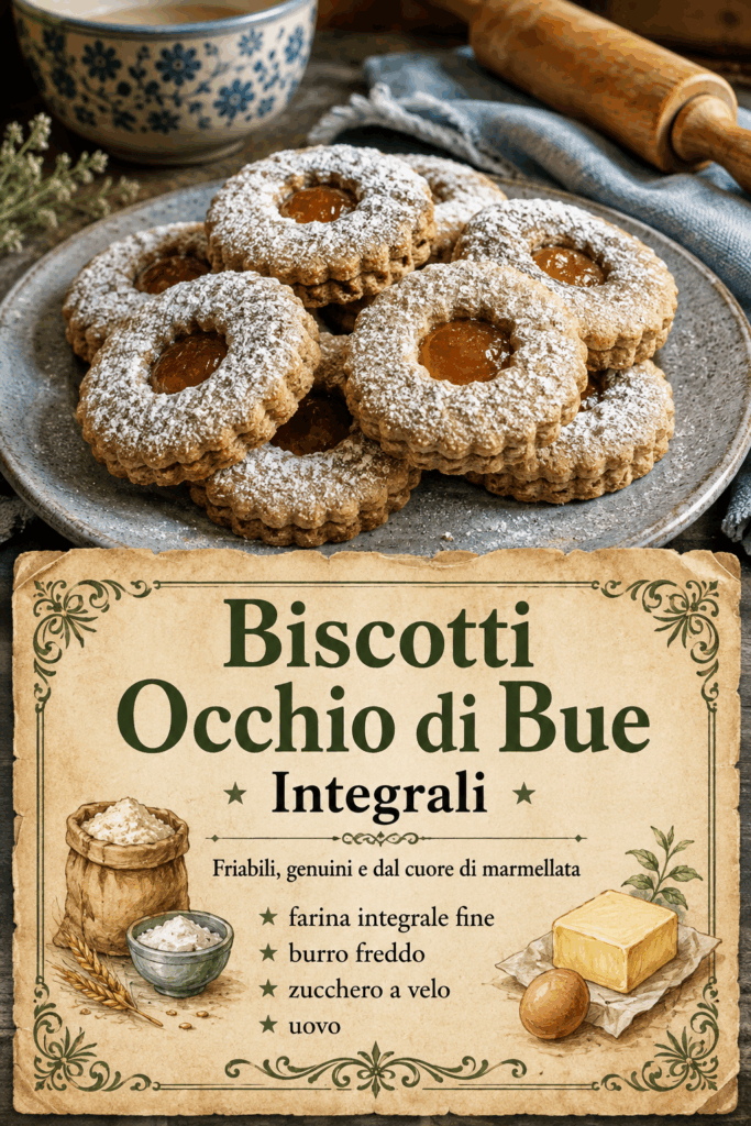 Biscotti Occhio di Bue Integrali