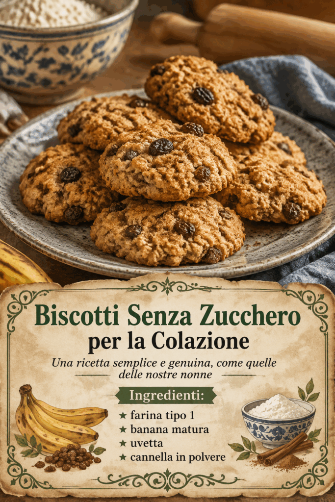 Biscotti Senza Zucchero per la Colazione