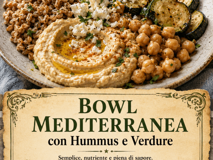 Bowl Mediterranea con Hummus e Verdure