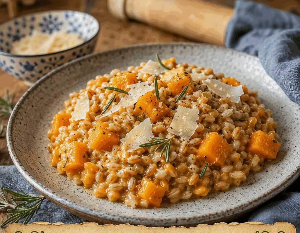 Farrotto alla Zucca e Rosmarino