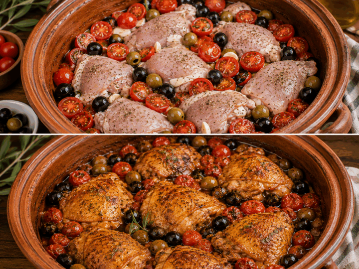 Pollo alla Pignata con Pomodorini e Olive – Puglia