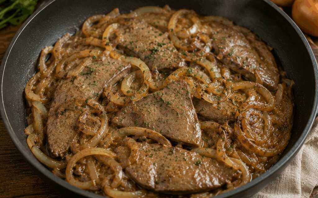 Fegato alla veneziana con cipolle