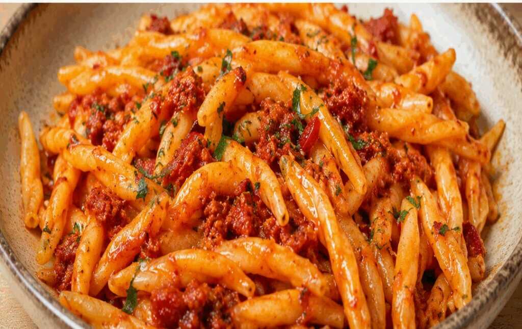 Fileja alla ’Nduja Calabrese: la ricetta piccante e saporita della Calabria