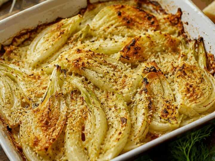 Finocchi Gratinati al Parmigiano