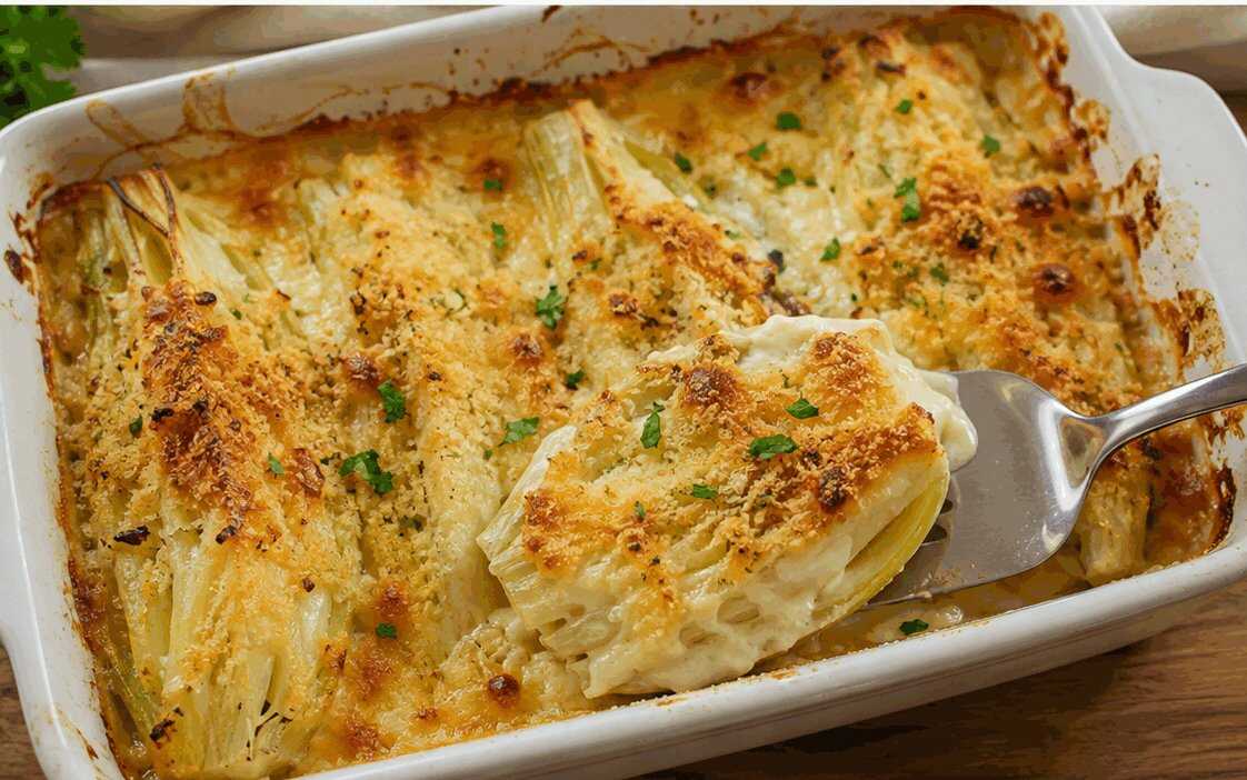 Finocchi Gratinati al Parmigiano: la Ricetta Cremosa e Croccante che Conquista Tutti