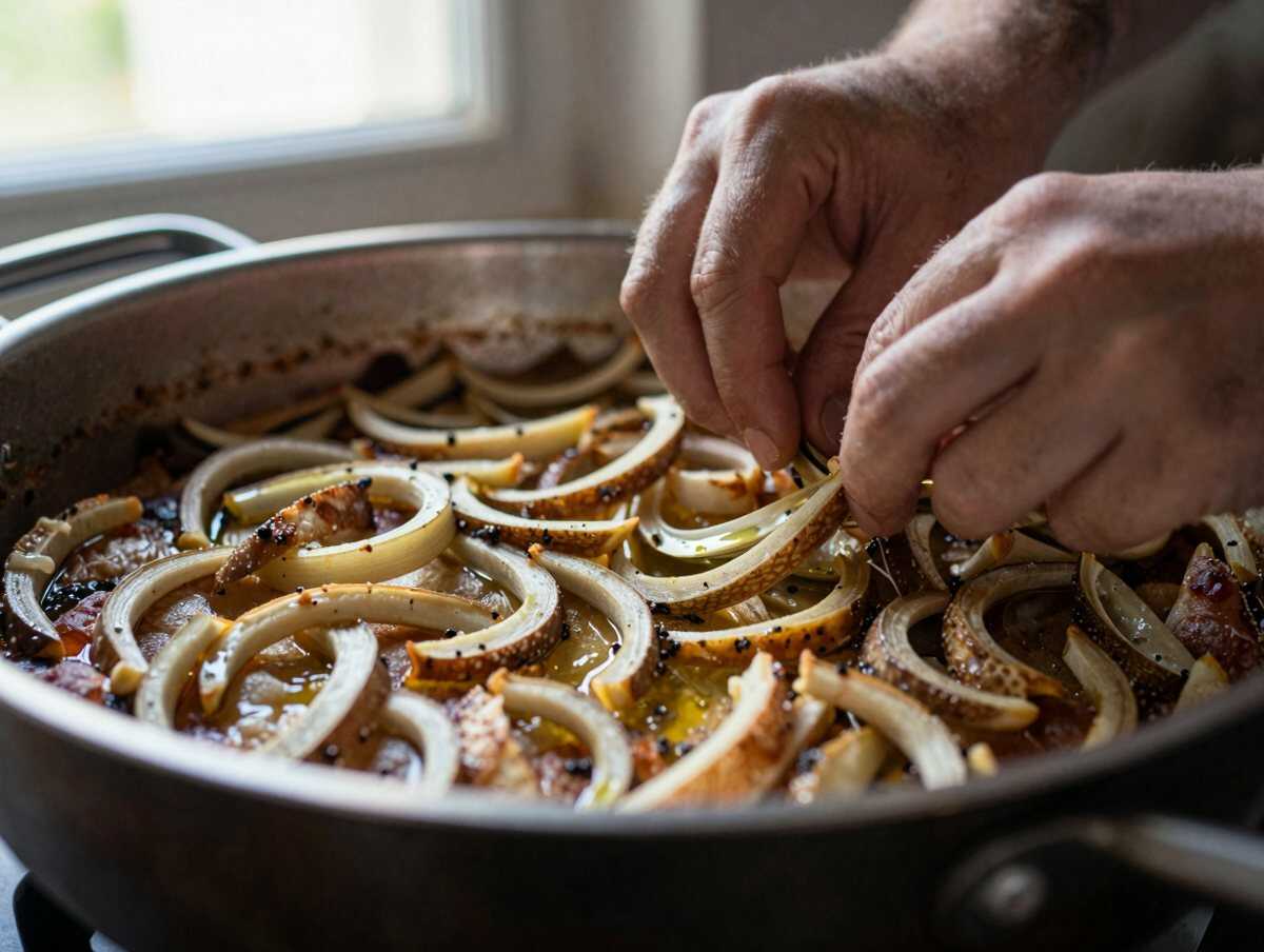 4. Sistemare i finocchi nella pirofila — Finocchi Gratinati alla Parmigiana – Emilia-Romagna
