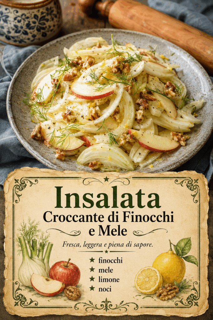 Insalata Croccante di Finocchi e Mele