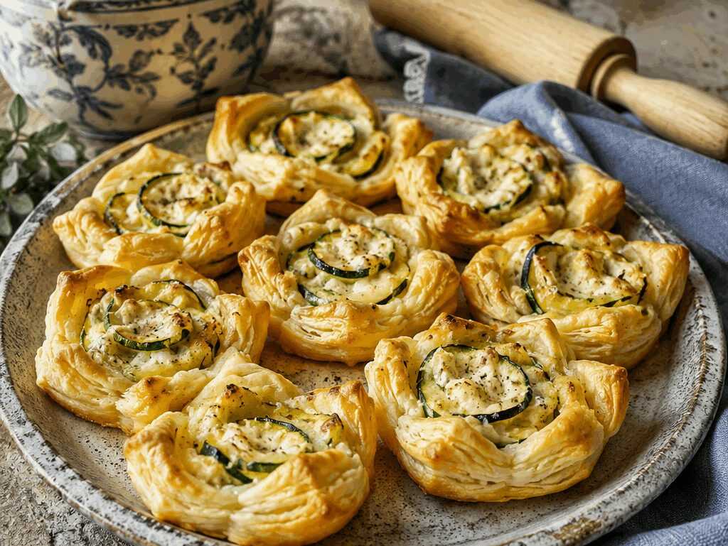 Fiori di sfoglia con zucchine e ricotta, la ricetta che sta spopolando su Pinterest
