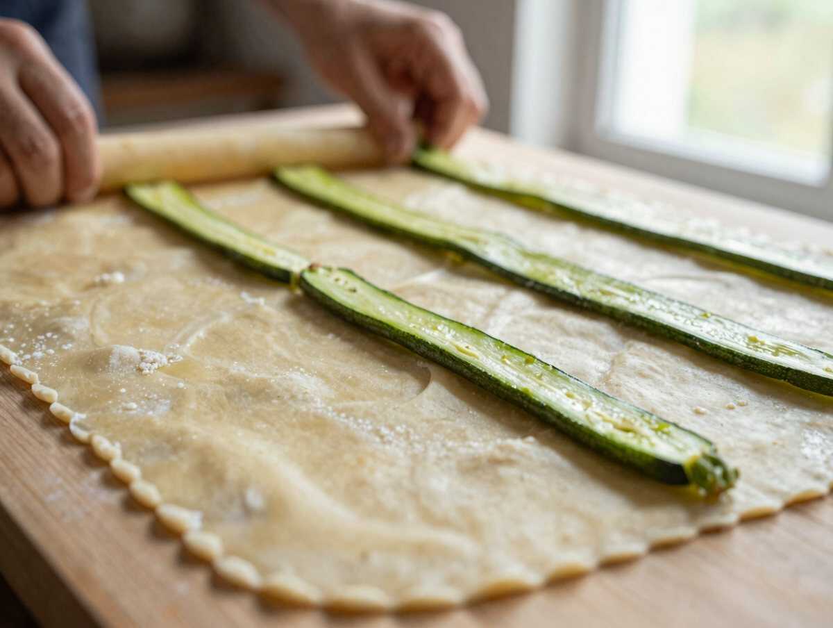 Forma i fiori — Fiori di sfoglia con zucchine e ricotta, la ricetta che sta spopolando su Pinterest