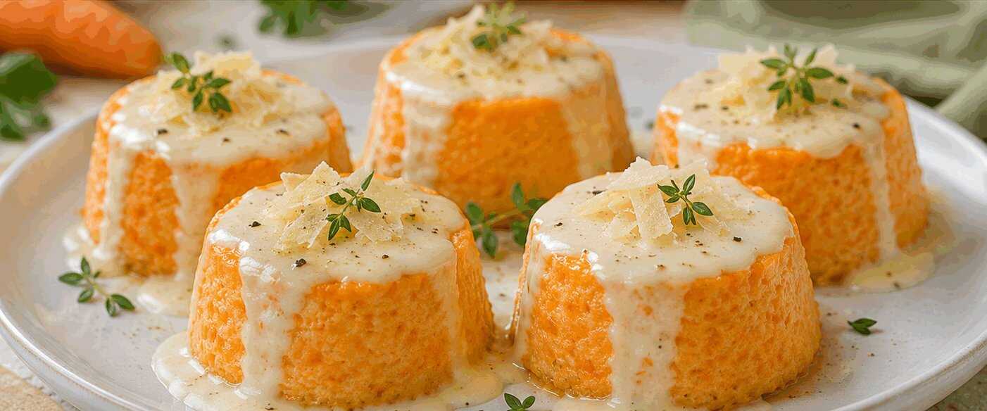 Flan di Carote con Crema al Parmigiano: la Ricetta Delicata e Raffinata che Conquista al Primo Assaggio