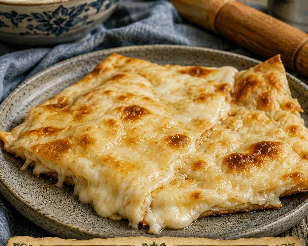 Focaccia di Recco col formaggio: la tecnica della sfoglia tirata a mano come in rosticceria