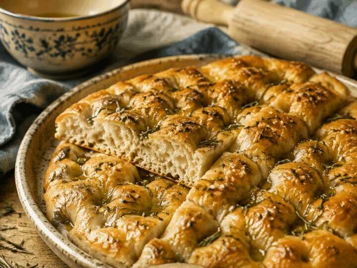 Focaccia genovese all’olio che fa fare bella figura senza fatica