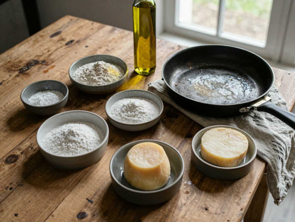 Gli ingredienti per Focaccine in padella con stracchino, la ricetta collaudata che non sbaglia mai