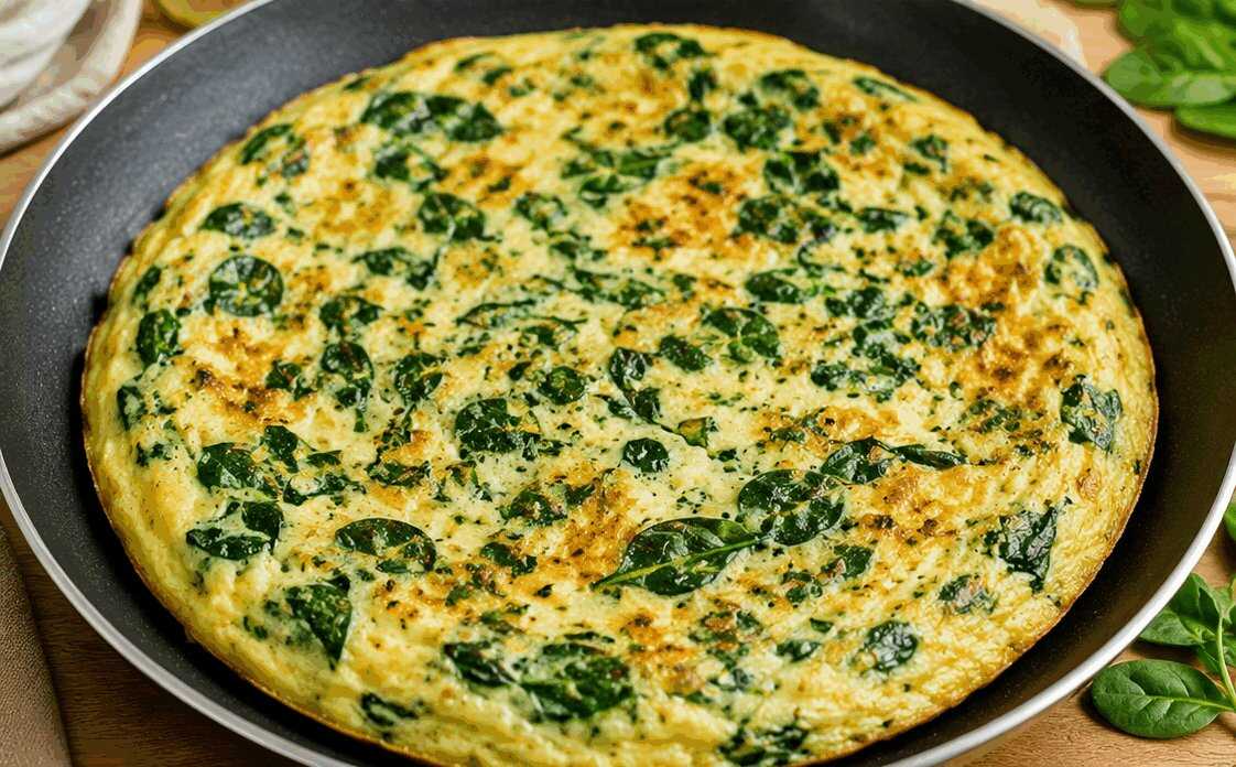 Frittata di Albumi con Spinaci: la Ricetta Light Soffice e Proteica Ideale per un Pasto Veloce