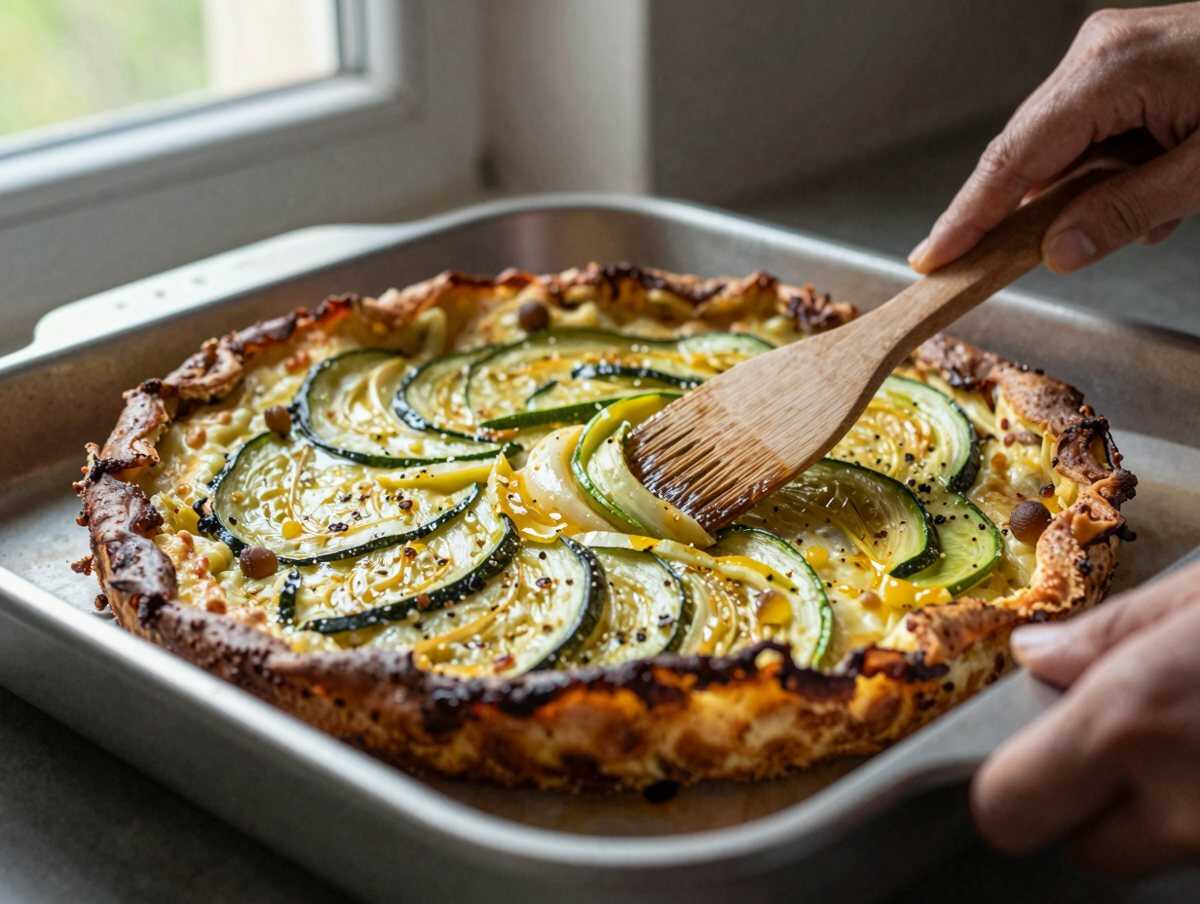 4. Preparare la teglia — Frittata di Zucchine al Forno: la Ricetta Light Soffice e Gustosa con Pochi Ingredienti