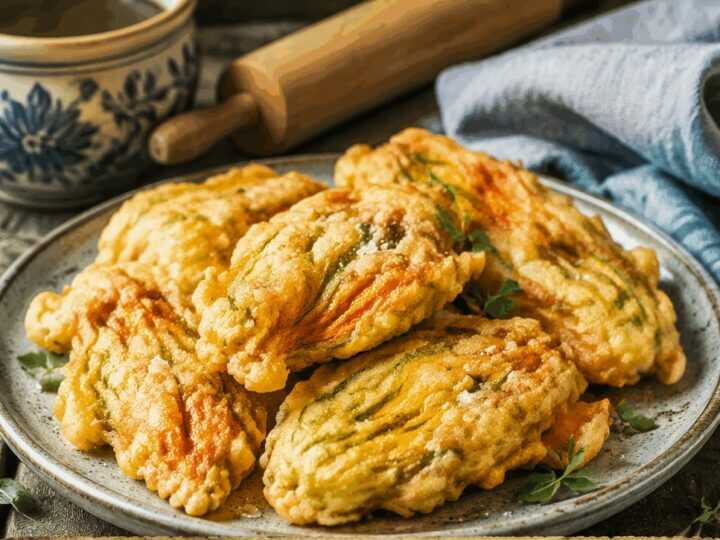 Frittelle di fiori di zucca, la ricetta collaudata che non sbaglia mai