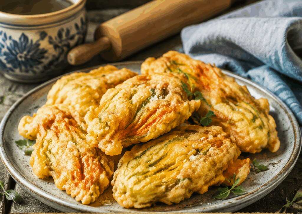 Frittelle di fiori di zucca, la ricetta collaudata che non sbaglia mai