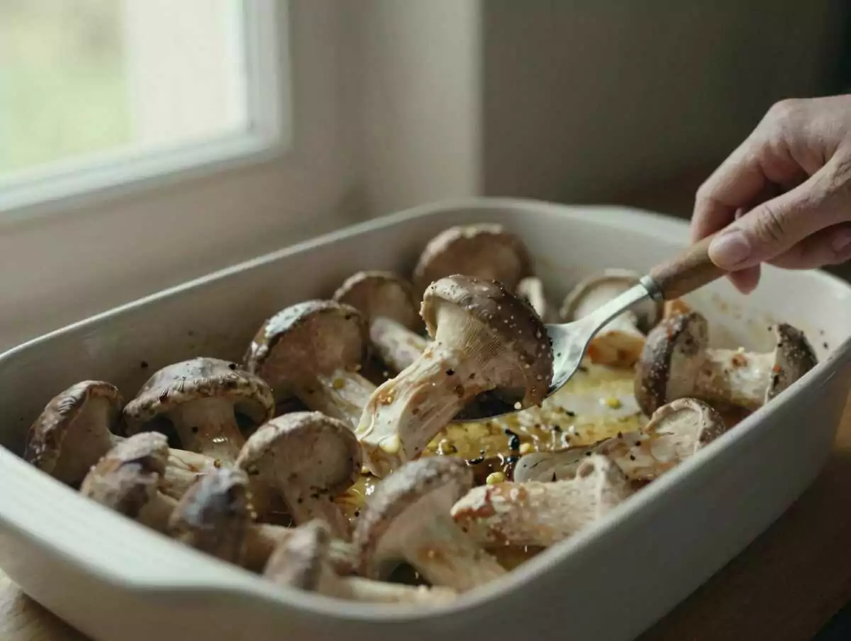 4. Farcire i funghi — Funghi Ripieni al Forno con Salsiccia e Parmigiano: la Ricetta Saporita e Irresistibile per un Antipasto Speciale