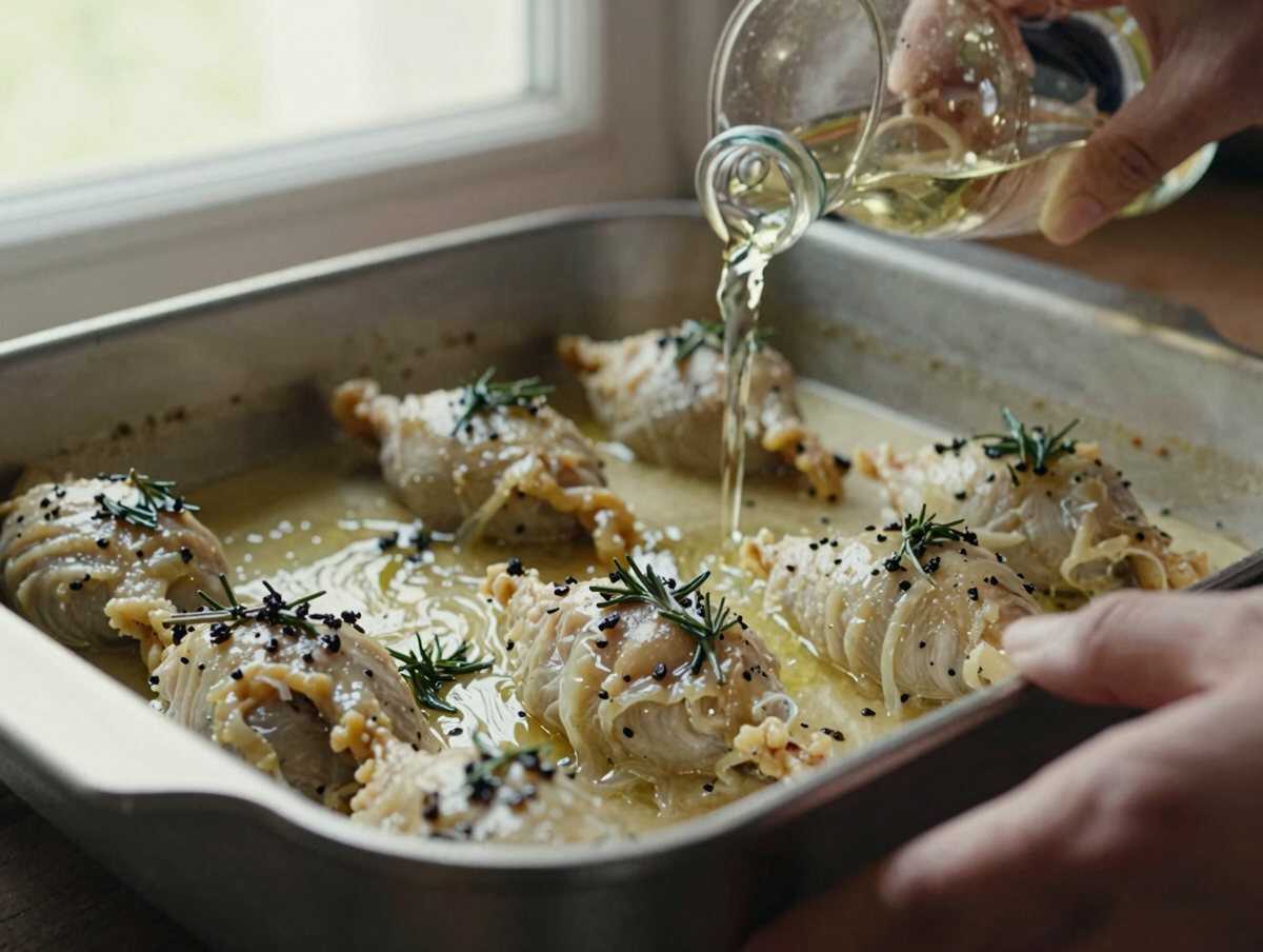Cuocere in forno — Fusi di Pollo al Forno con Rosmarino