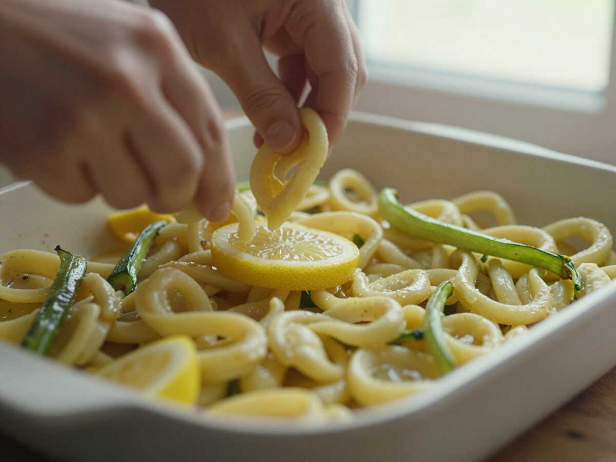 3. Cuocere le zucchine — Gamberetti Saltati con Zucchine e Limone: la Ricetta Leggera e Saporita Pronta in Soli 15 Minuti