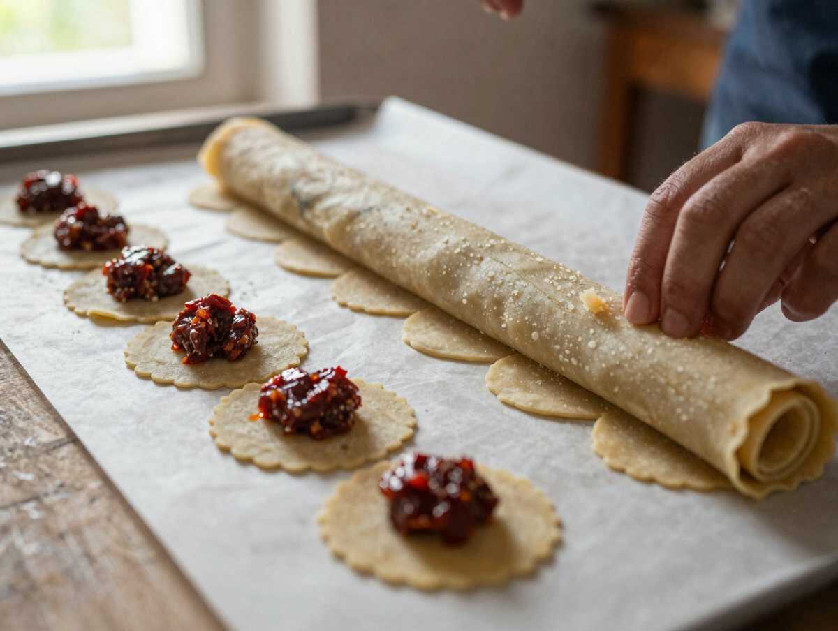 Raffredda e taglia — Girandole di sfoglia con ‘nduja e pecorino: il segreto per un buffet da vera padrona di casa