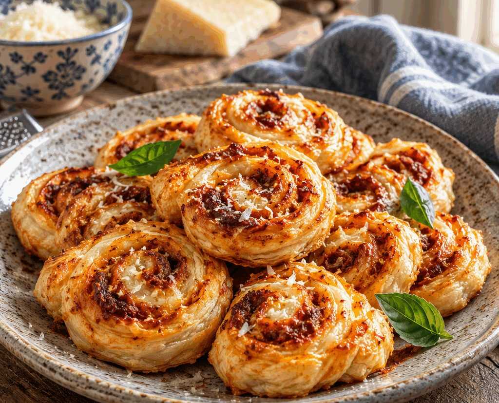 Girandole di sfoglia con ‘nduja e pecorino: il segreto per un buffet da vera padrona di casa