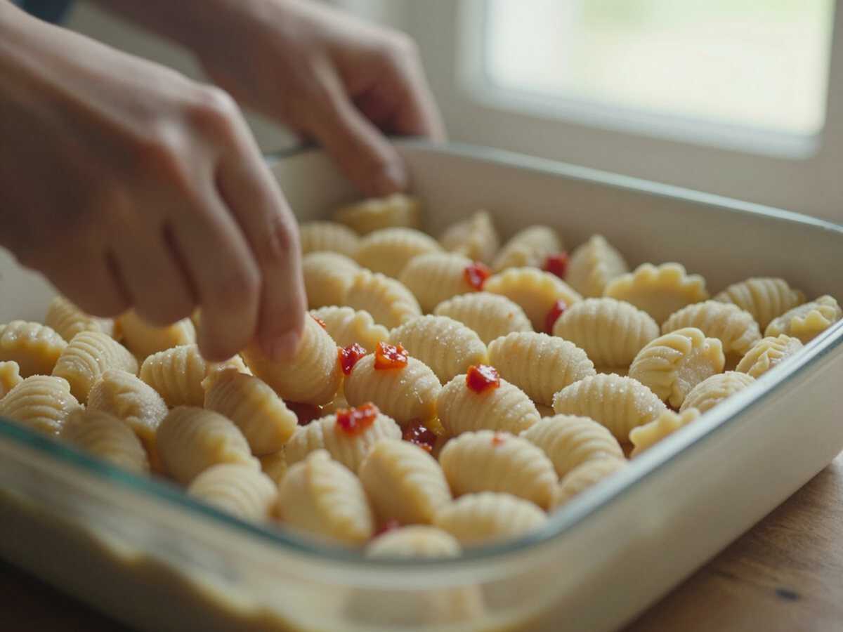 4. Cuocere la pasta — Gnocchetti Sardi con Pomodoro e Salsiccia: la Ricetta Rustica e Saporita Perfetta per Tutta la Famiglia