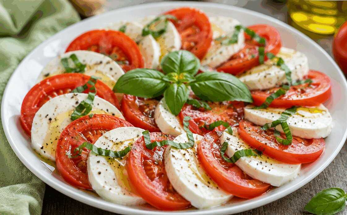 Insalata Caprese Classica: la Ricetta Fresca e Colorata Pronta in Meno di 10 Minuti