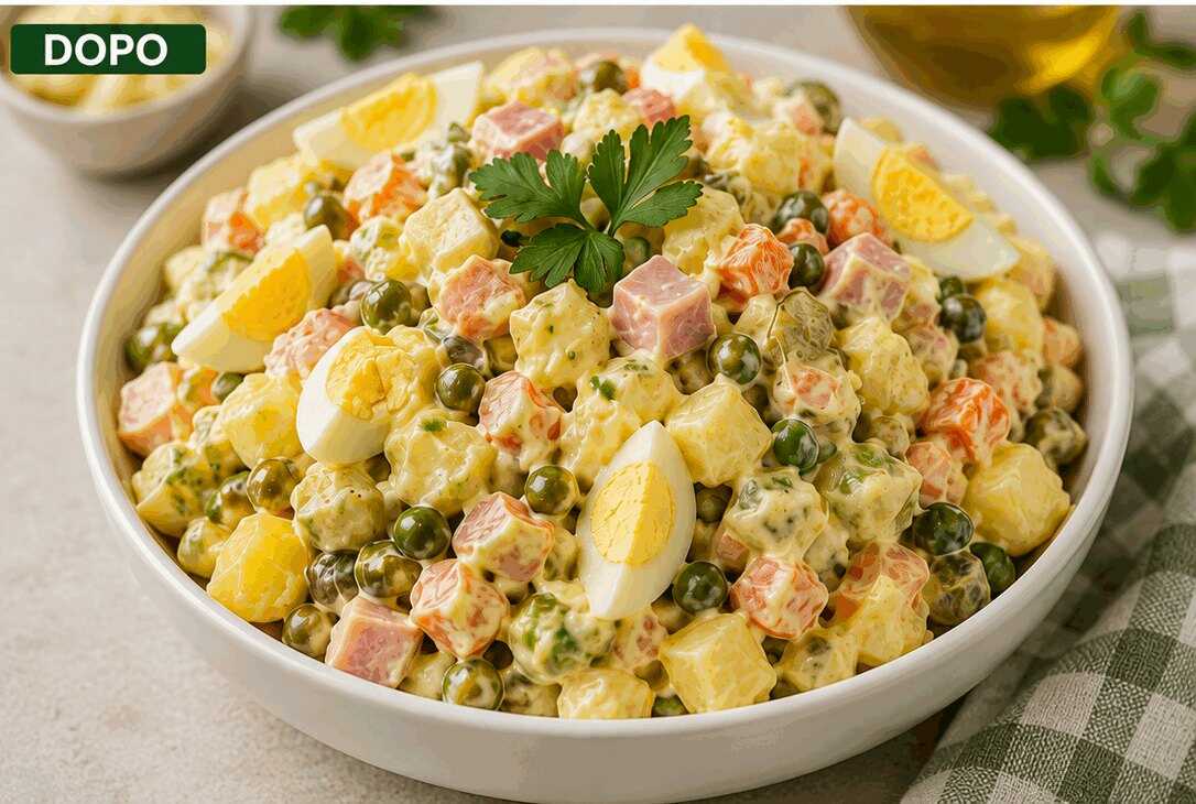 Insalata Capricciosa Fatta in Casa: la Ricetta Cremosa e Gustosa della Tradizione Italiana